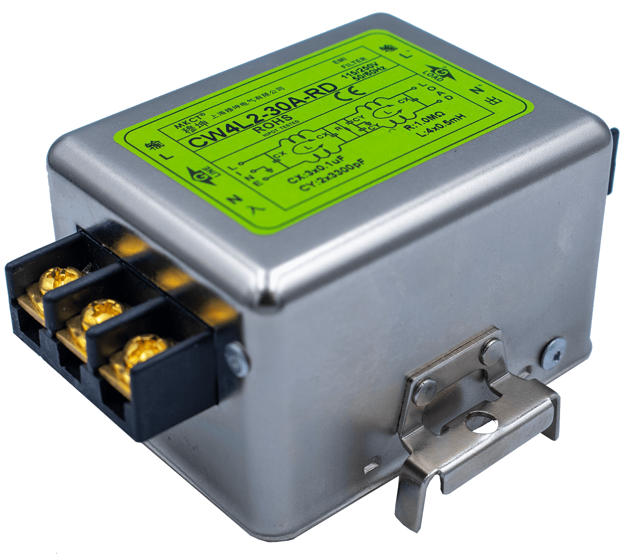 Filtro de linea EMI/EMC CW4L2-30A-RD