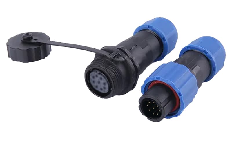 Conector IP68 ZP13 9P Cable Cable