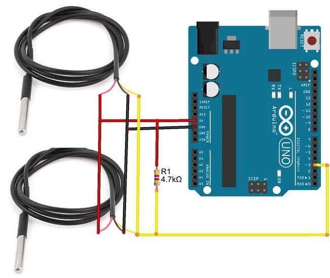 Sensor de Temperatura Digital DS18B20 10 metros