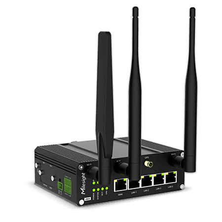 Router UR35 4G LTE Industrial con Conectividad Wi-Fi, Ethernet y Soporte Dual SIM - Milesight