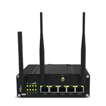 Router UR35 4G LTE Industrial Avanzado con Wi-Fi, Ethernet, PoE, GPS y Dual SIM