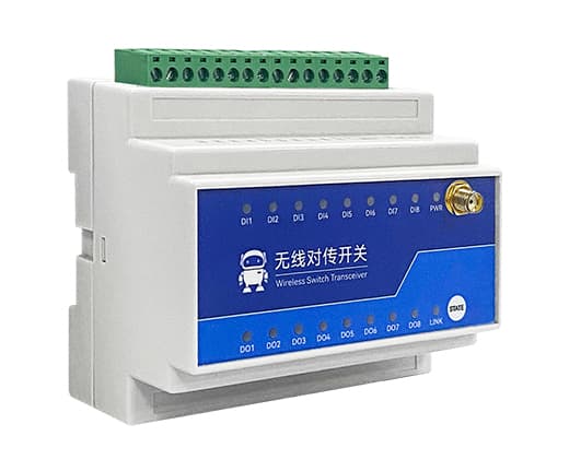 Módulo LoRa industrial 8DI/8DO RS485 - E860-DTU (8080-900SL30)-V2 -Ebyte
