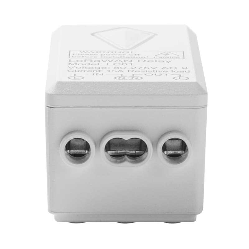 Relé Inteligente LoRaWAN 15A 80–275VAC - LC01 - Dragino
