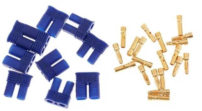 Pack 4 Unidades - Conector de bateria tipo EC2