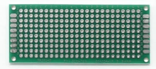 PCB pre-perforadas 50x70mm Fibra