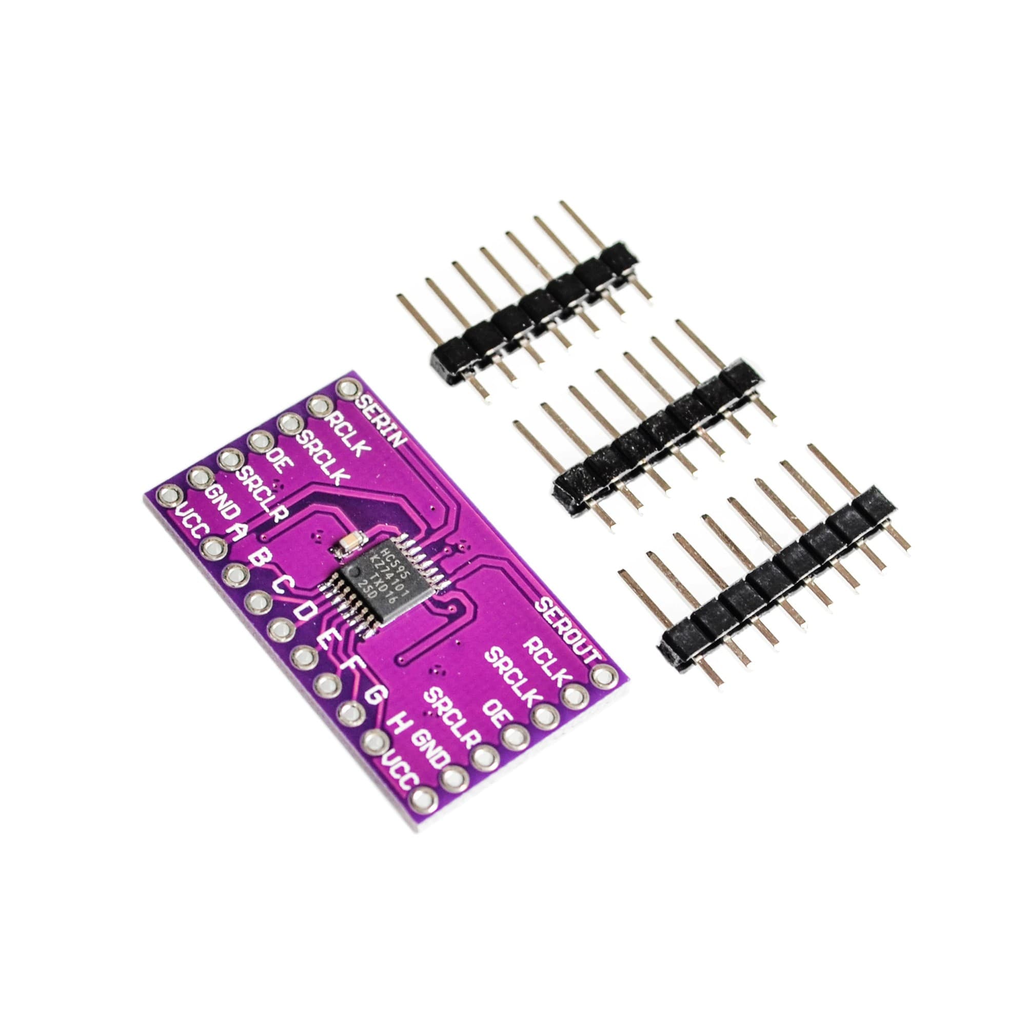 Modulo 74HC595 shift register