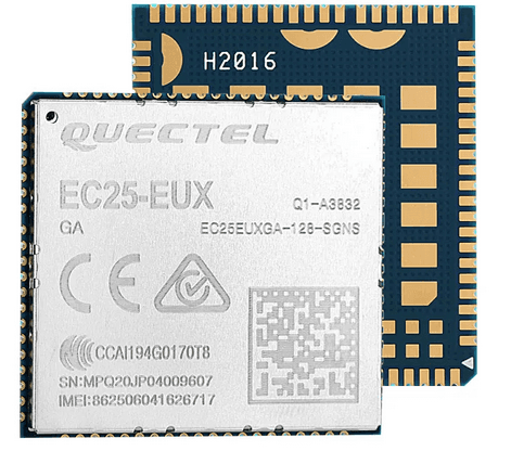 EC25-AUX Modem 4G GPS formato SMD soldar