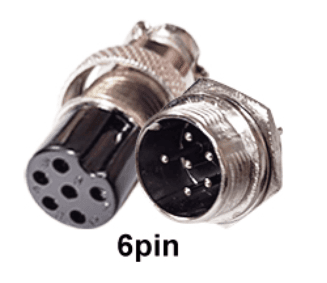 Conector de aviacion GX16-6 6P