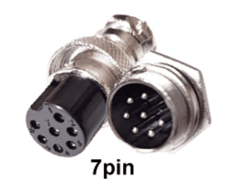 Conector de aviacion GX16-7 7P