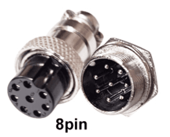 Conector de aviacion GX16-8 8P