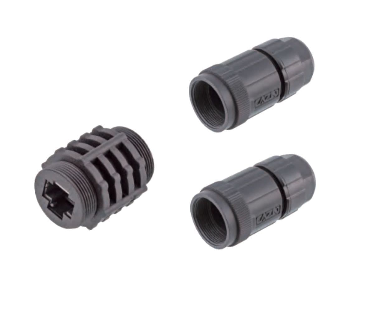 Union Conector RJ45 IP67 para cable-cable volante-volante