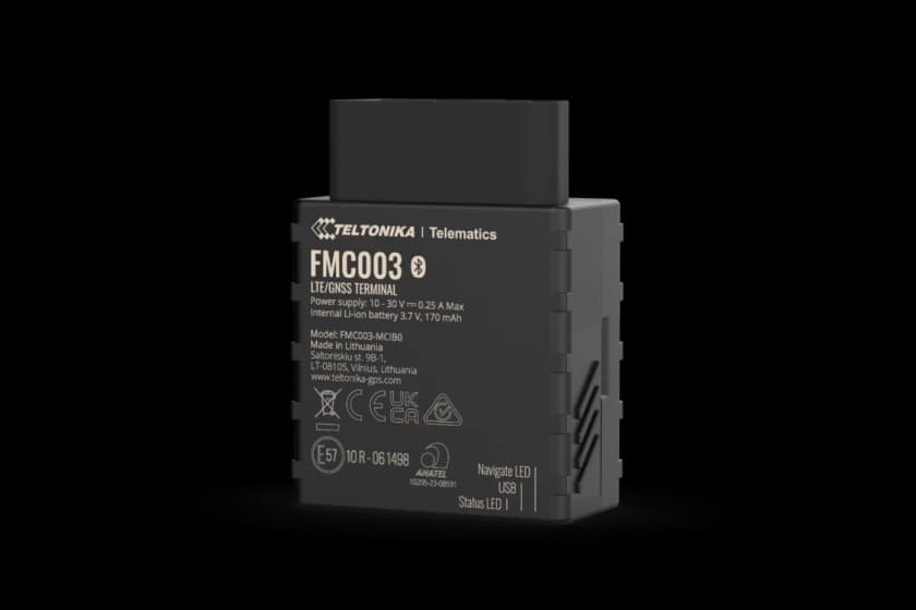 Rastreador 4G LTE Cat 1 con lectura de datos OBD OEM FMC003 - Teltonika